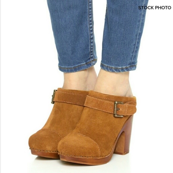 Jeffrey Campbell Shoes - Jeffery Campbell Charlize Suede Clogs Size 7.5